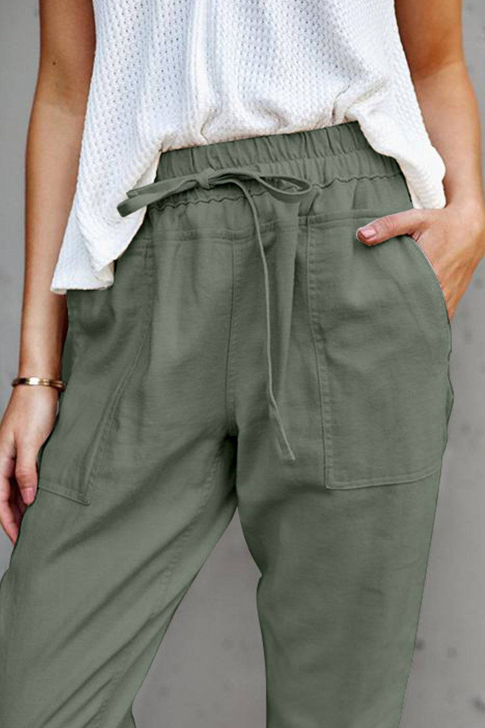 Casual Pocketed Jogger Style Pant